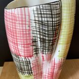 Sarreguemines ceramic vase