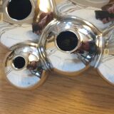 Chrome designer vase