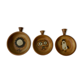 Ensemble de 3 ramequins Poteries la Colombe
