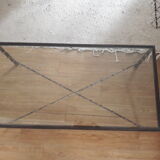 Coffee table "bamboo" in aged bronze