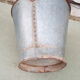 Old thick zinc farmhouse seal