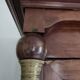 Magnificent Empire wardrobe with columns adorned with bronze, rare.