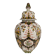Makkum Tichelaar lidded pot, hand-painted porcelain – Dutch