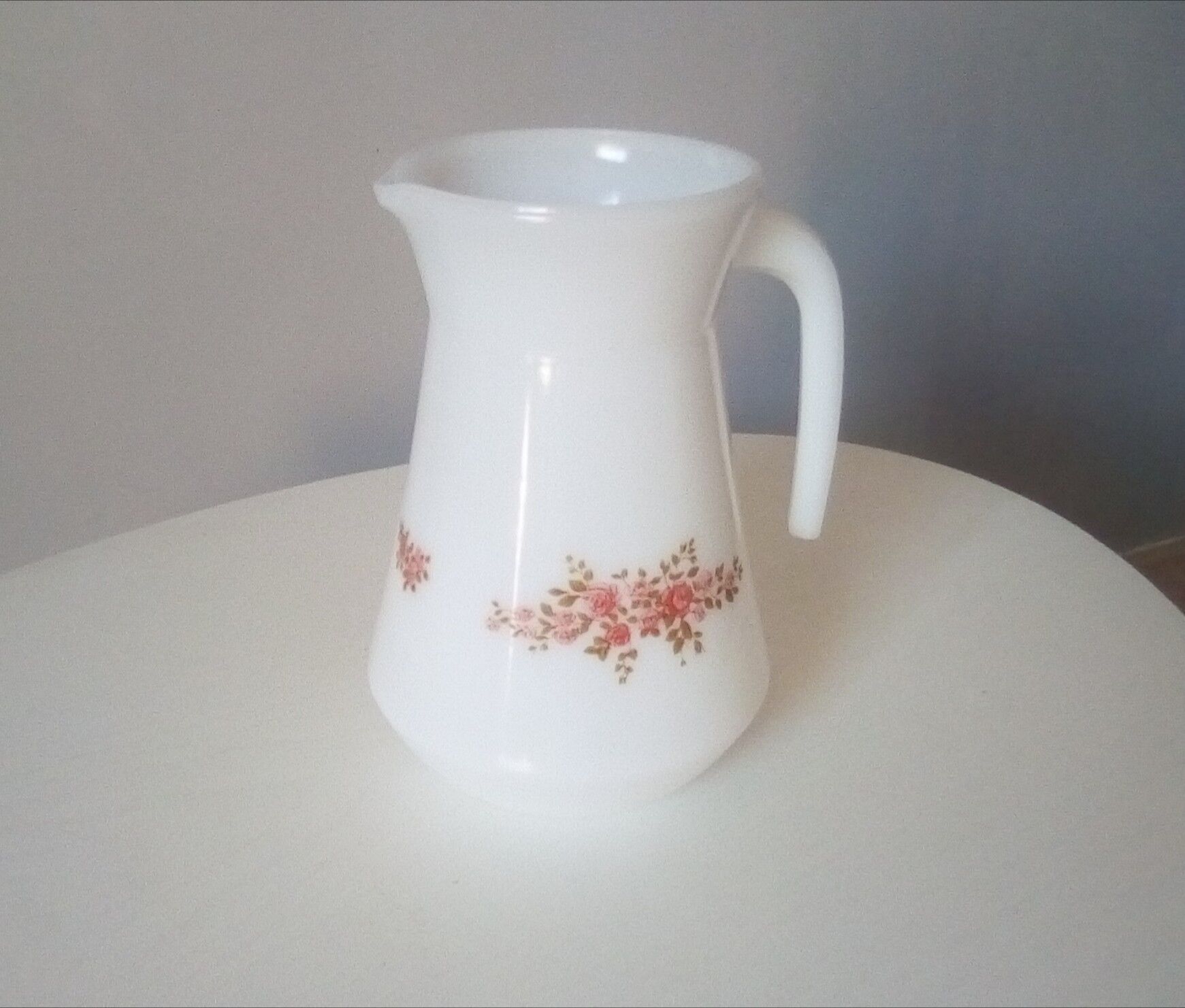 Vintage pitcher in opaline