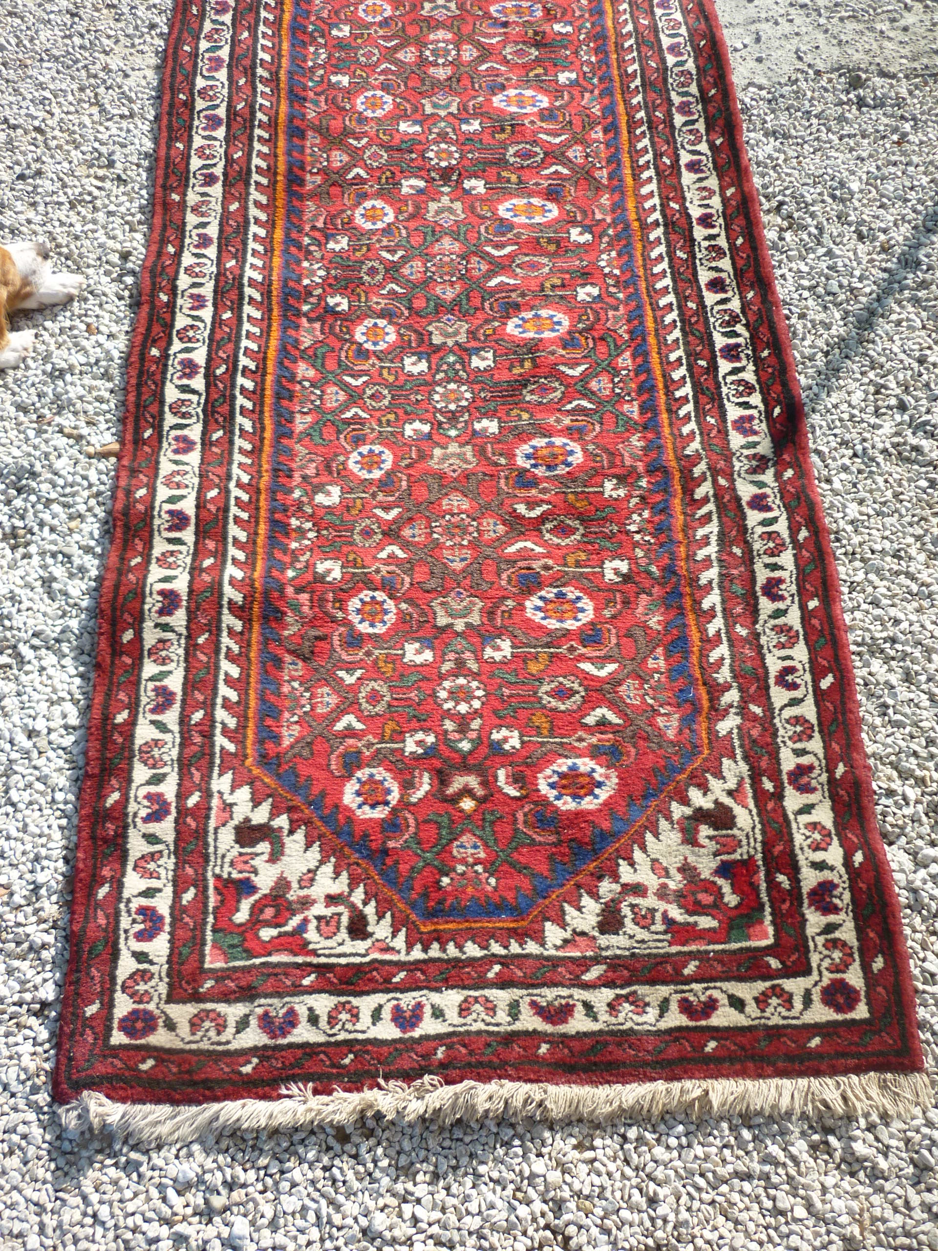 Hallway carpet in wool - 441x86cm