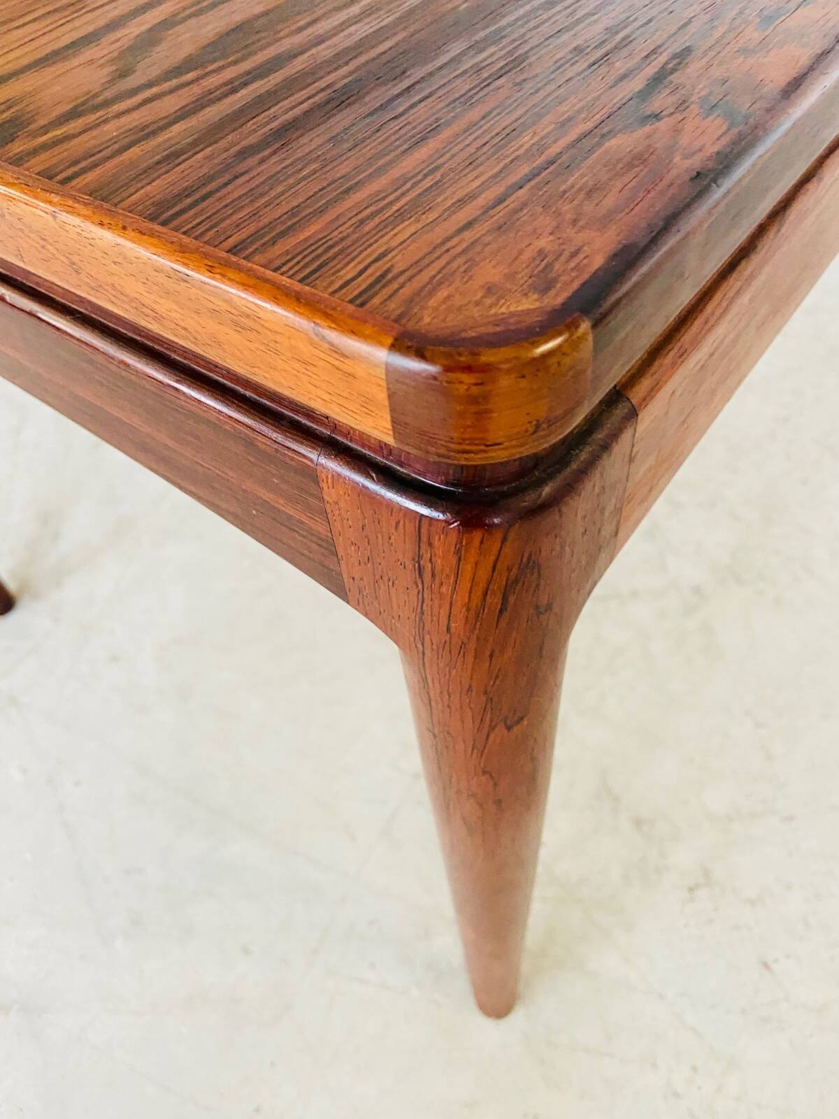 Vintage Danish mid-century rosewood coffee table 1970s