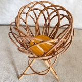 Rattan indoor planter