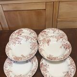 Six bellflower soup plates