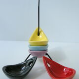 Vintage ashtray 1950 ceramic tripod