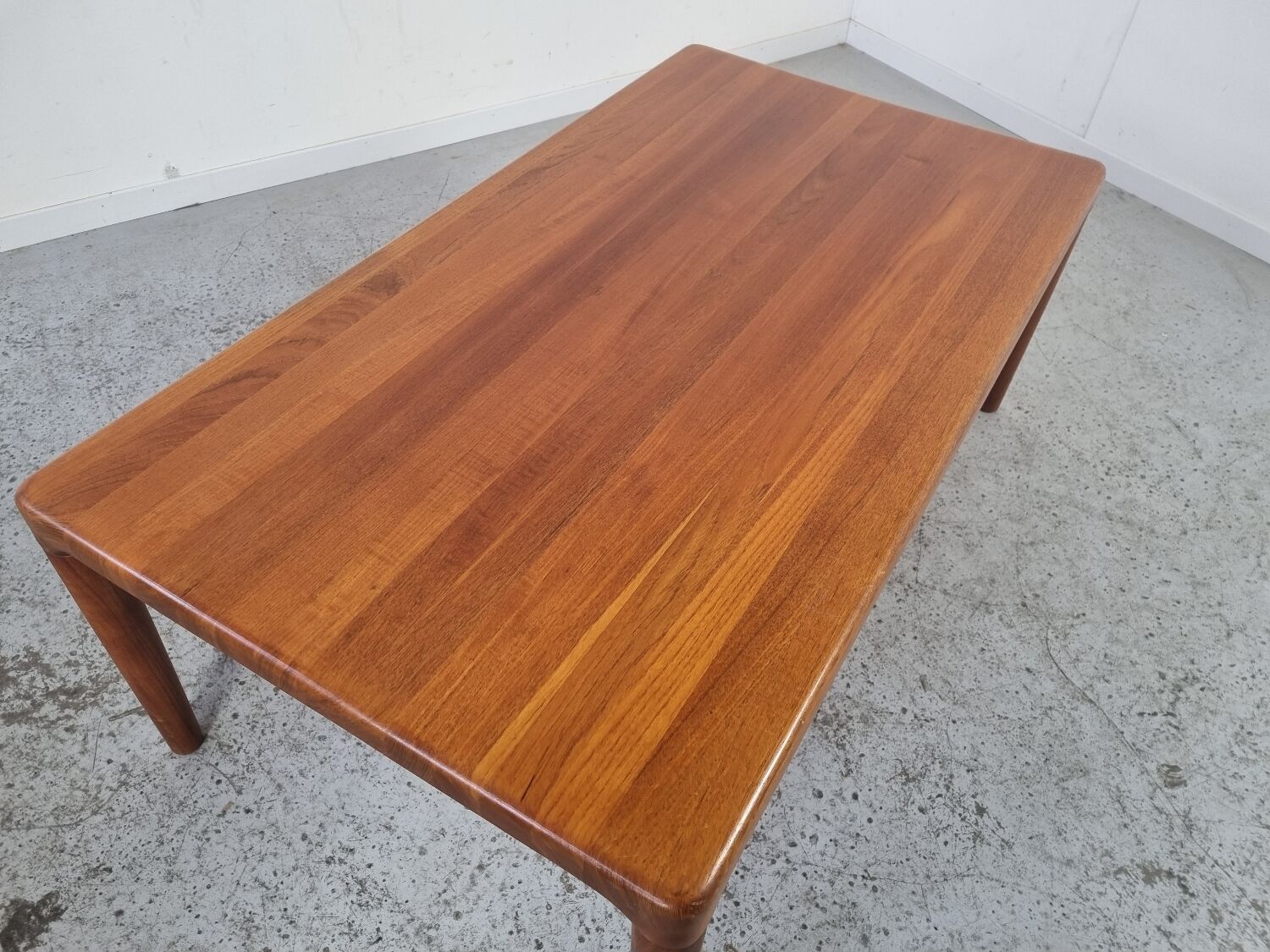 Scandinavian solid teak coffee table from Glostrup, Denmark 60s/70s
