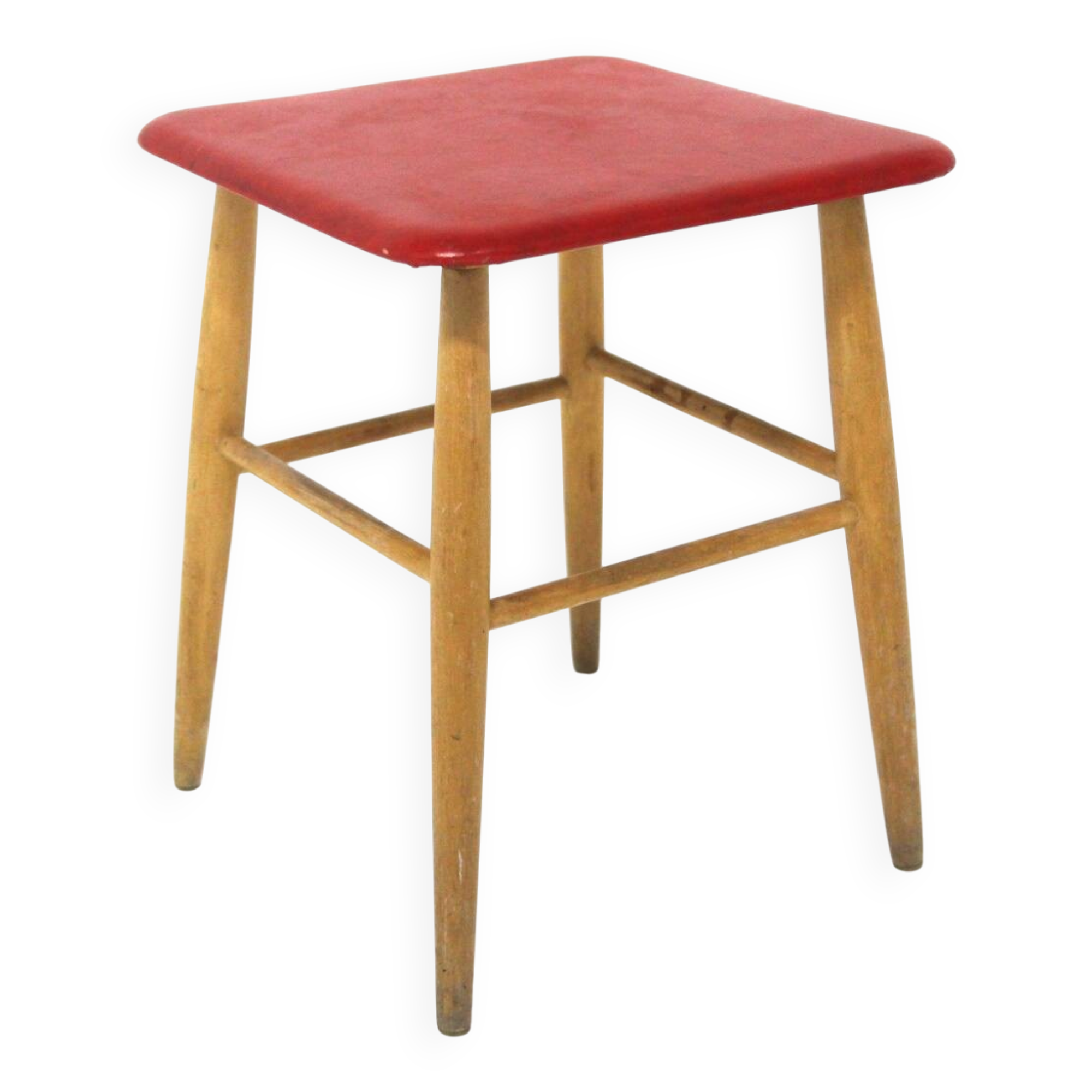 Scandinavian birch stool, Edsbyverken, Sweden, 1960