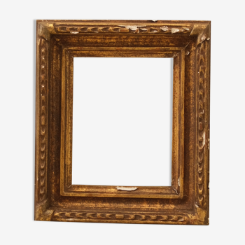 Gilded painted plaster frame