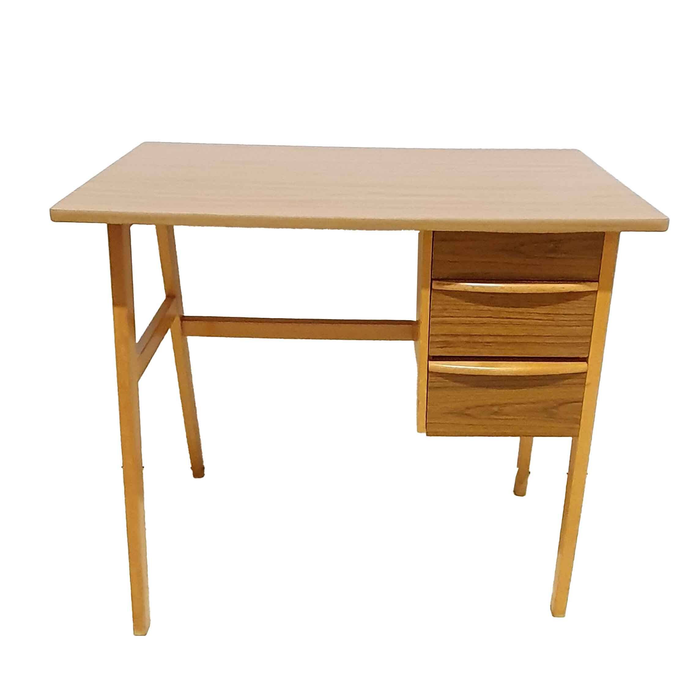 Bureau vintage bois et formica