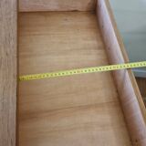 Vintage chest of drawers in modernist veneered wood from the 50s