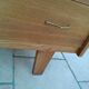 Old vintage chest of drawers with compass feet
