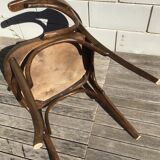 Baumann office armchair n°29 black around 1925