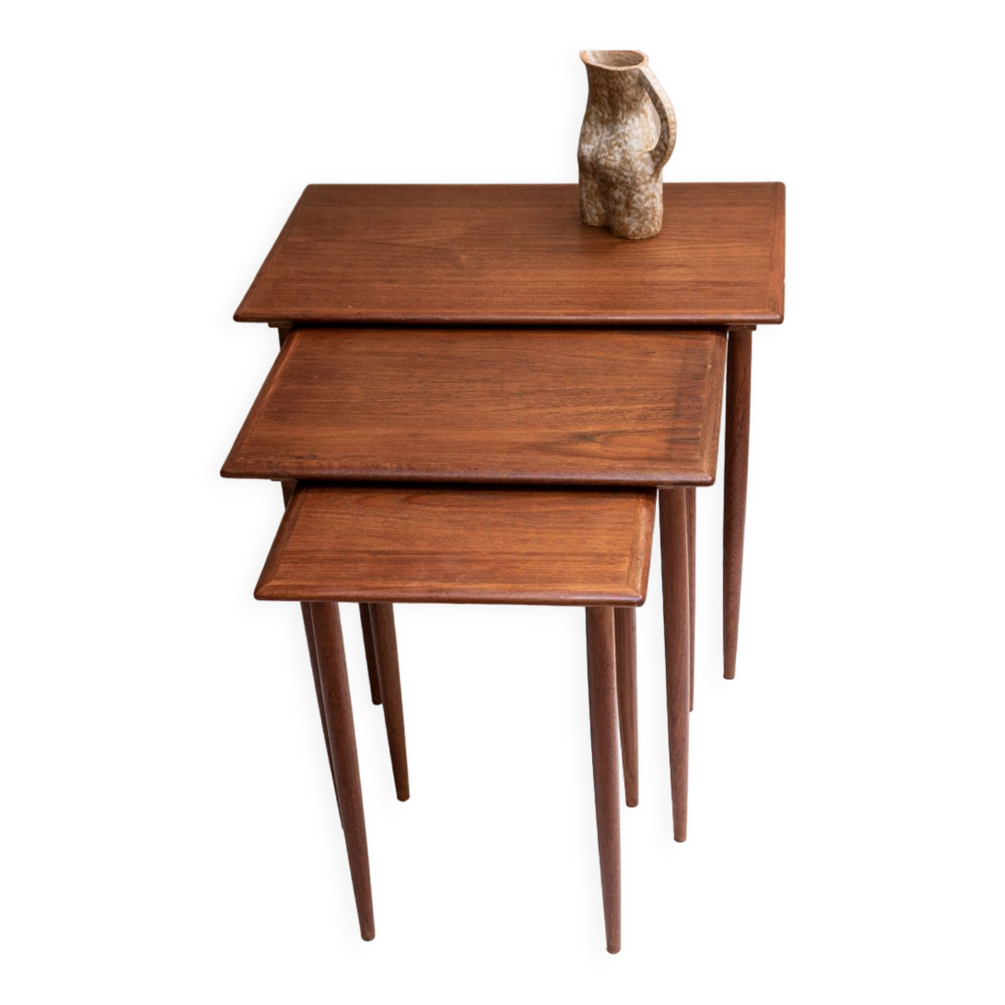 Suite of vintage nesting tables