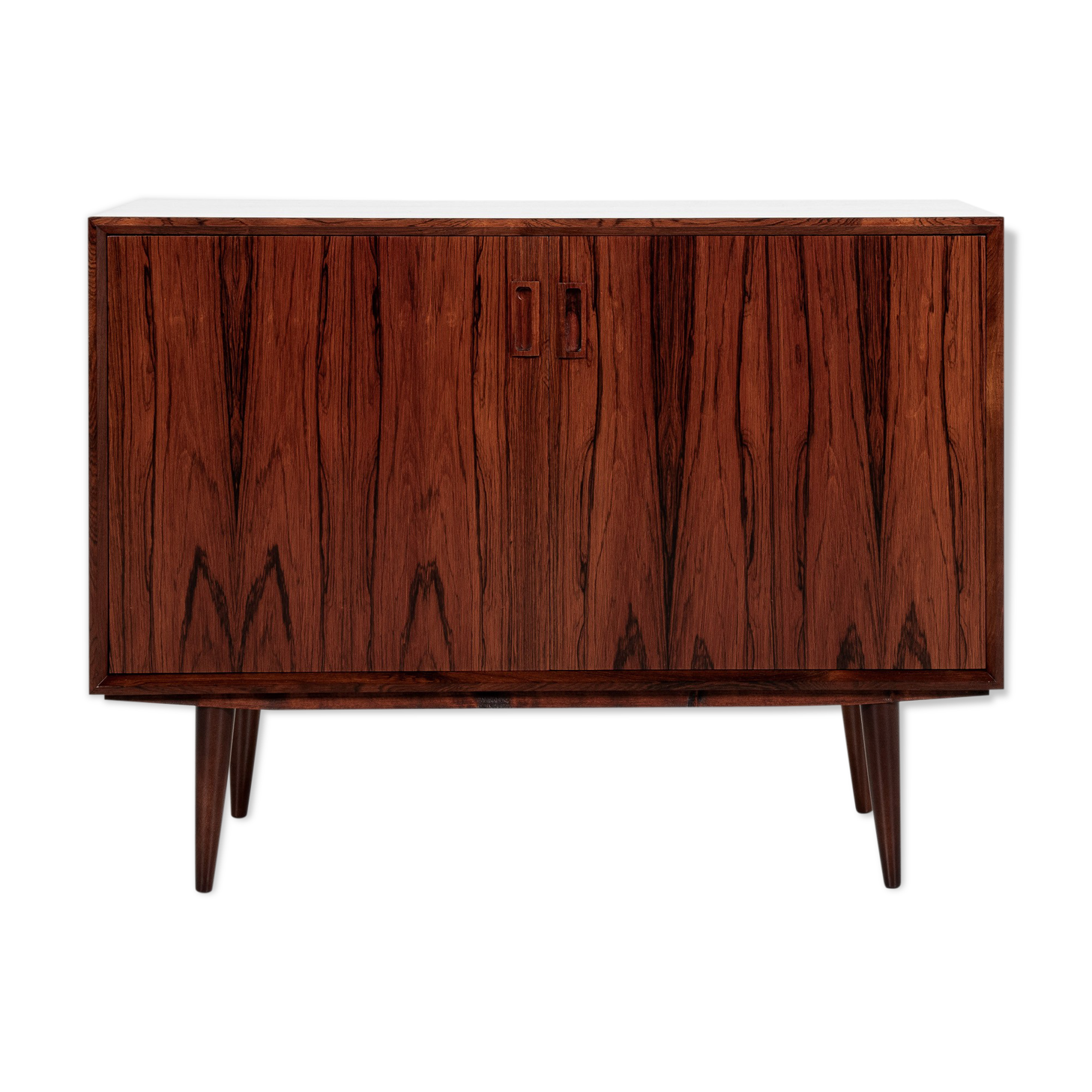 Midcentury 2-door cupboard in rosewood, Denmark 1960s