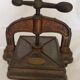 Cast iron notary press