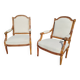 Pair of old Louis XVI style armchairs