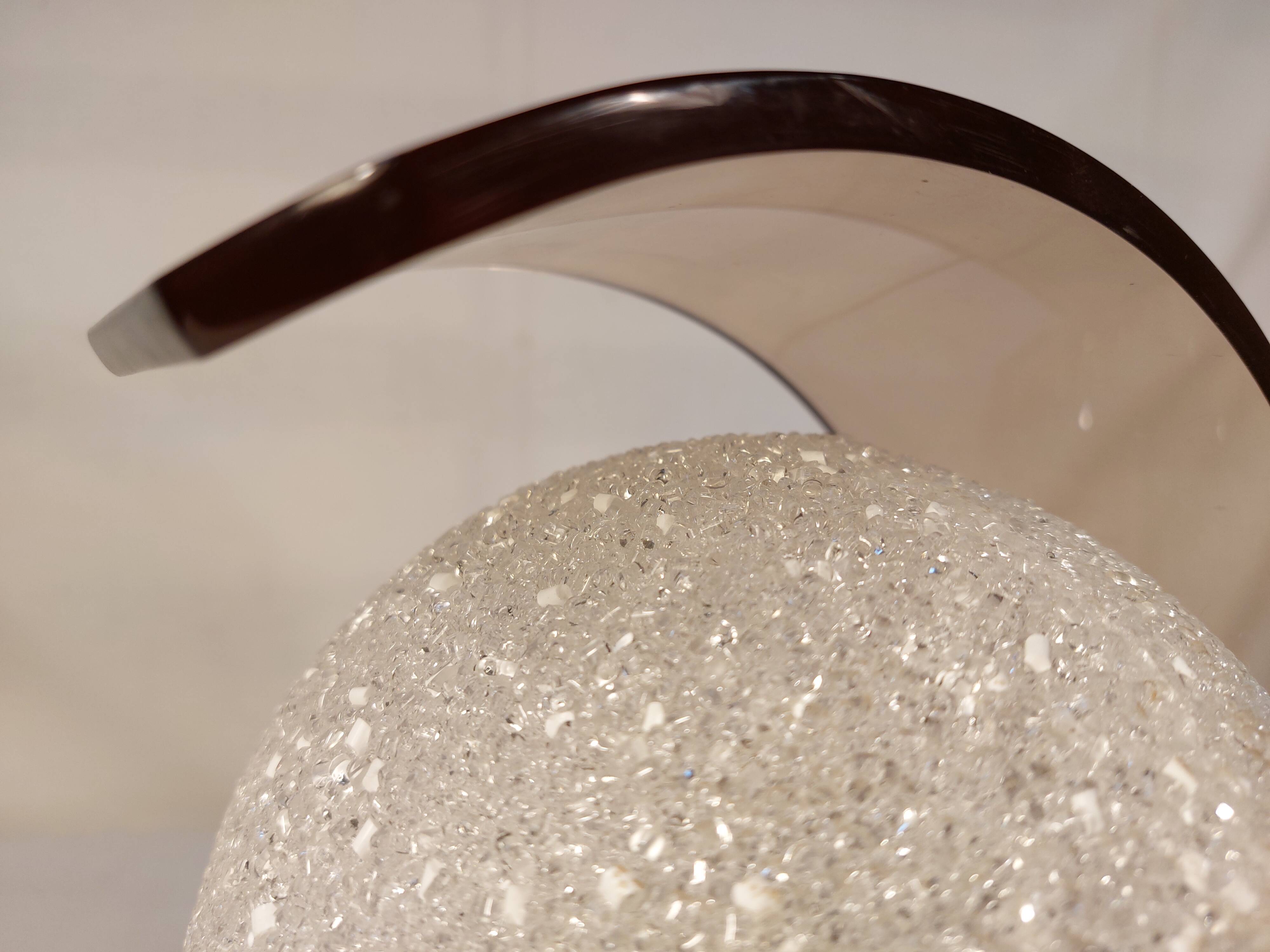 Vintage table lamp in plexiglass and Perspex