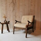 Rattan armchair