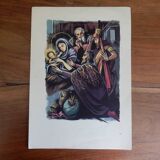 Illustration of the nativity The three wise men