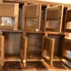 Old craft cabinet letter box oak