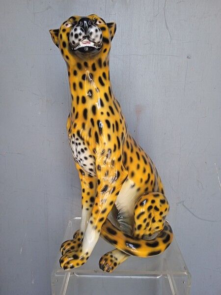 Leopard / ceramic panthere 1970s
