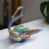 Murano swan pocket emptier