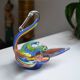 Murano swan pocket emptier