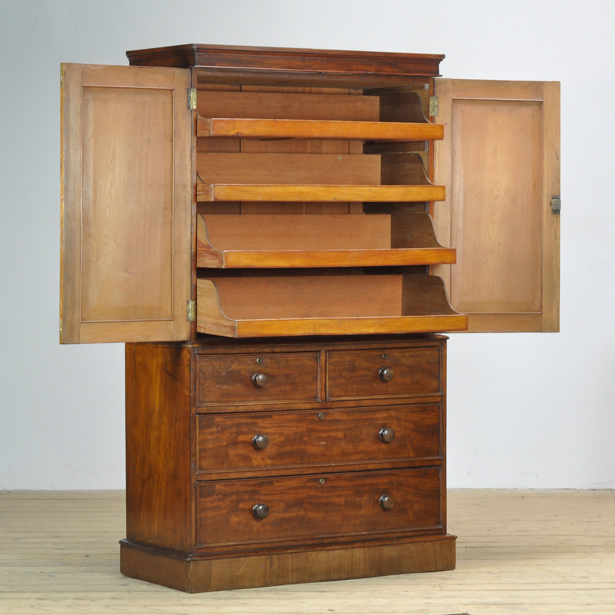 Victorian mahogany cabinet, circa 1860