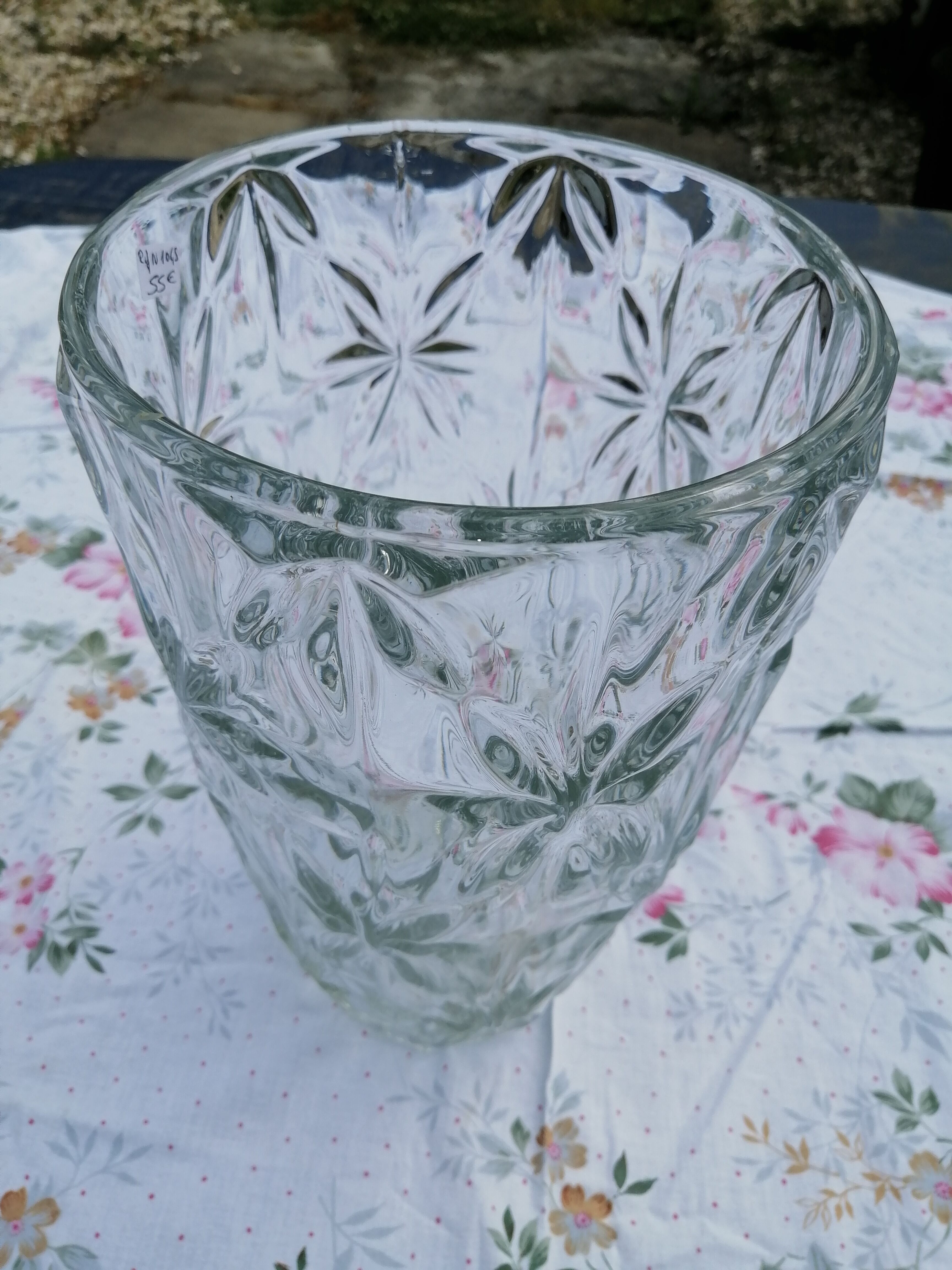 Crystal vase