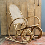 Bamboo rocking chair