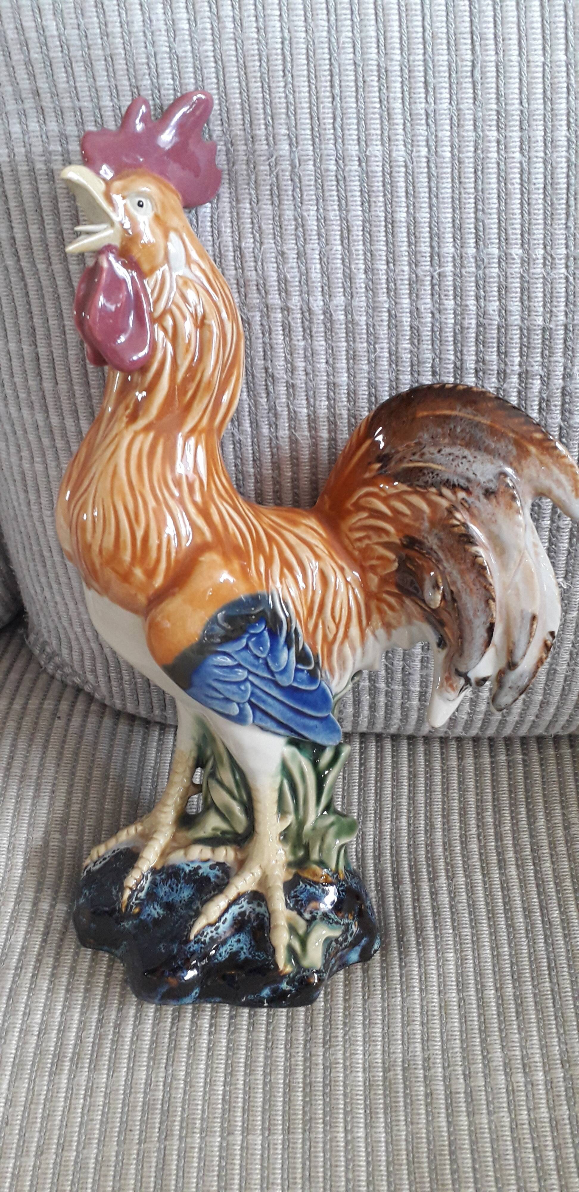 Very original vintage ceramic rooster