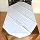 Vintage country tablecloth in embroidered cotton