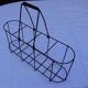 Old wire basket for 4 bottles