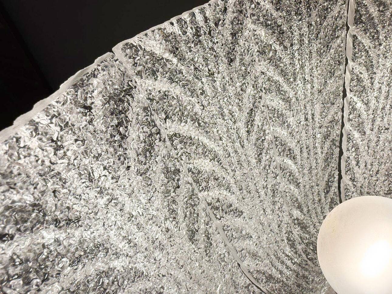 Barovier & Toso. Large ceiling lamp/chandelier by Barovier & Toso, Murano glass, Italy, 1960s, rare example.