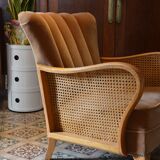 Chair caning and velvet cocktail