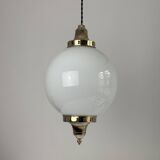 Vintage 23 cm xl opaline pendant light