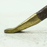 Coffee Table by Manfred Bredohl in Brass and Forged Iron 1970s