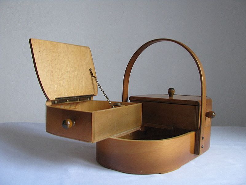 Mid Century Sewing Box 1950/60s