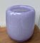 Lancel vase speckled purple glass
