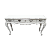 Console Louis XV wood sculpted painted patinated ep 1940