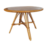 Table basse en rotin