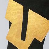 Abstract gold painting supremacist style