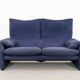 Cassina Maralunga 2-seat Sofa by Vico Magistretti