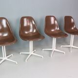 Charles & Ray Eames Set of 4 "La Fonda" Chairs for Herman Miller, 1960