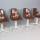 Ensemble de 4 chaises « La Fonda » de Charles & Ray Eames pour Herman Miller, 1960