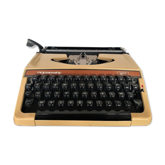 Typewriter brother nogamatic 400 - vintage 70s + ribbon new